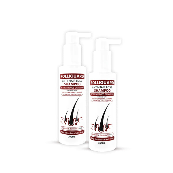 Two Packs Folliguard Anti-hair loss Shampoo