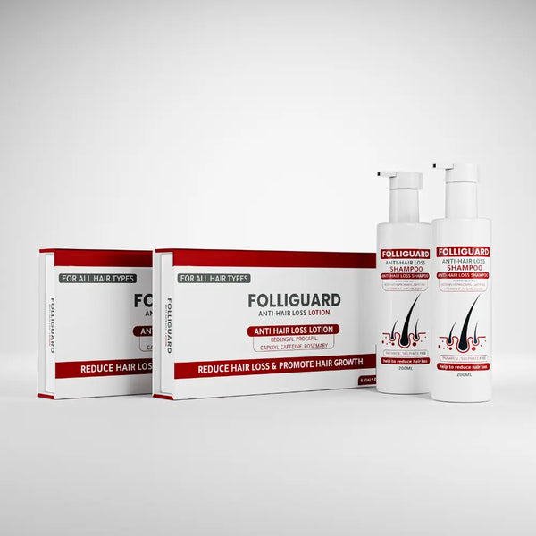Two Packs Folliguard Vials + Two Packs Shampoo